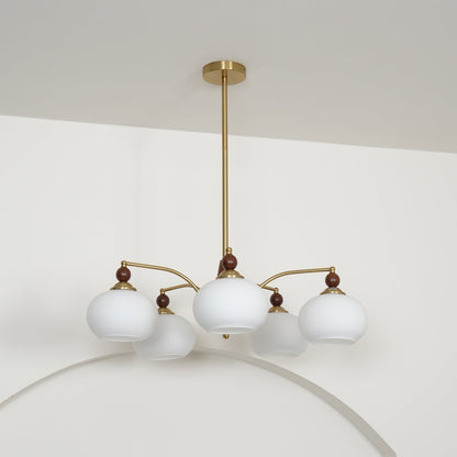 Chandelier Retro Melodica - Élégance Victoriienne et Artisanat Moderne