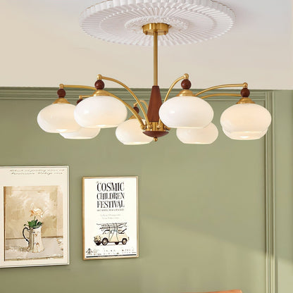 Chandelier Retro Melodica - Élégance Victoriienne et Artisanat Moderne