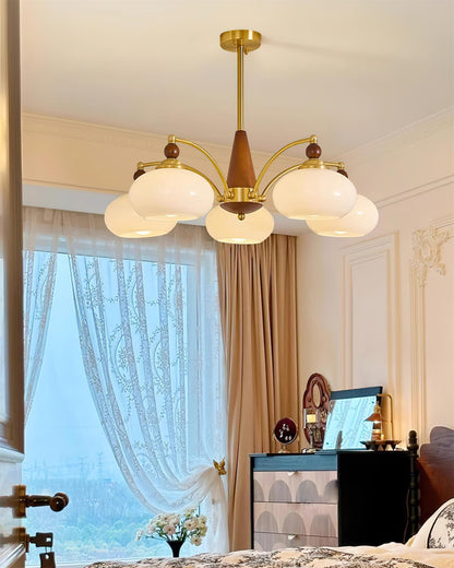 Chandelier Retro Melodica - Élégance Victoriienne et Artisanat Moderne