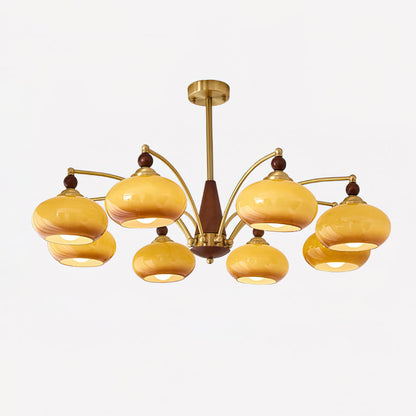 Chandelier Retro Melodica - Élégance Victoriienne et Artisanat Moderne