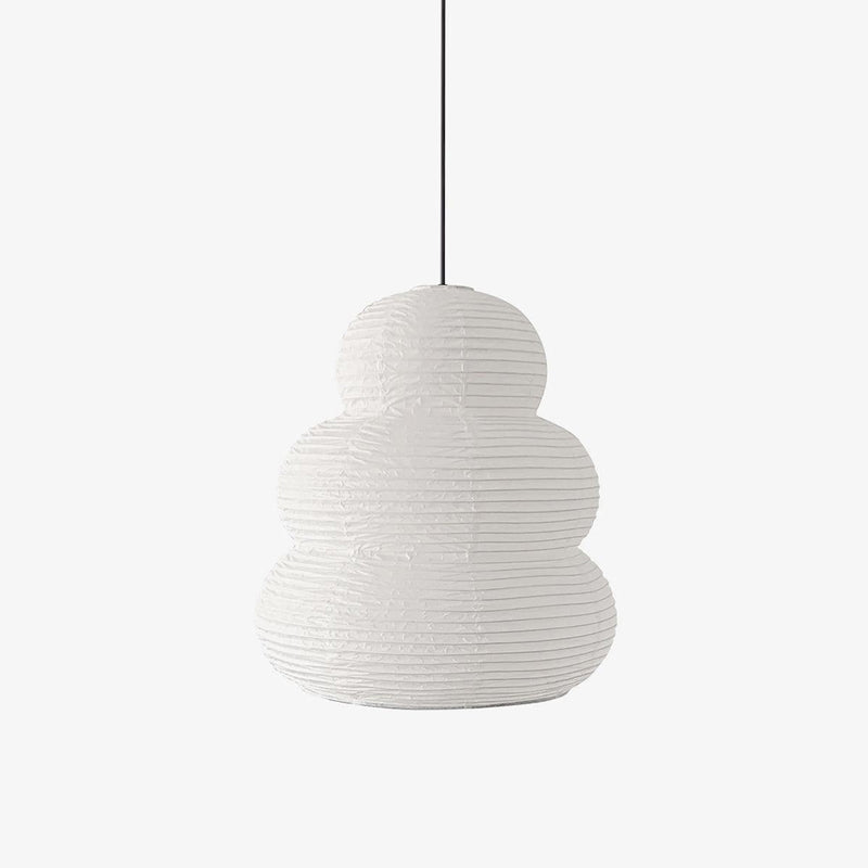 Suspension en Papier de Riz - Élégance Naturelle et Lumière Douce