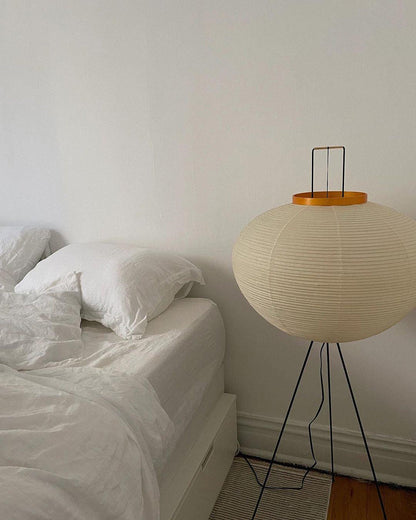 Lampadaire en Papier de Riz - Élégance Minimaliste pour Salon et Chambre
