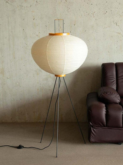 Lampadaire en Papier de Riz - Élégance Minimaliste pour Salon et Chambre