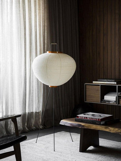 Lampadaire en Papier de Riz - Élégance Minimaliste pour Salon et Chambre