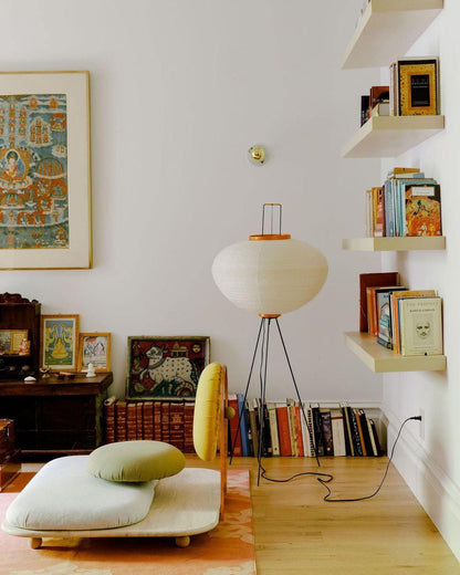 Lampadaire en Papier de Riz - Élégance Minimaliste pour Salon et Chambre