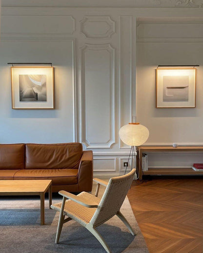 Lampadaire en Papier de Riz - Élégance Minimaliste pour Salon et Chambre