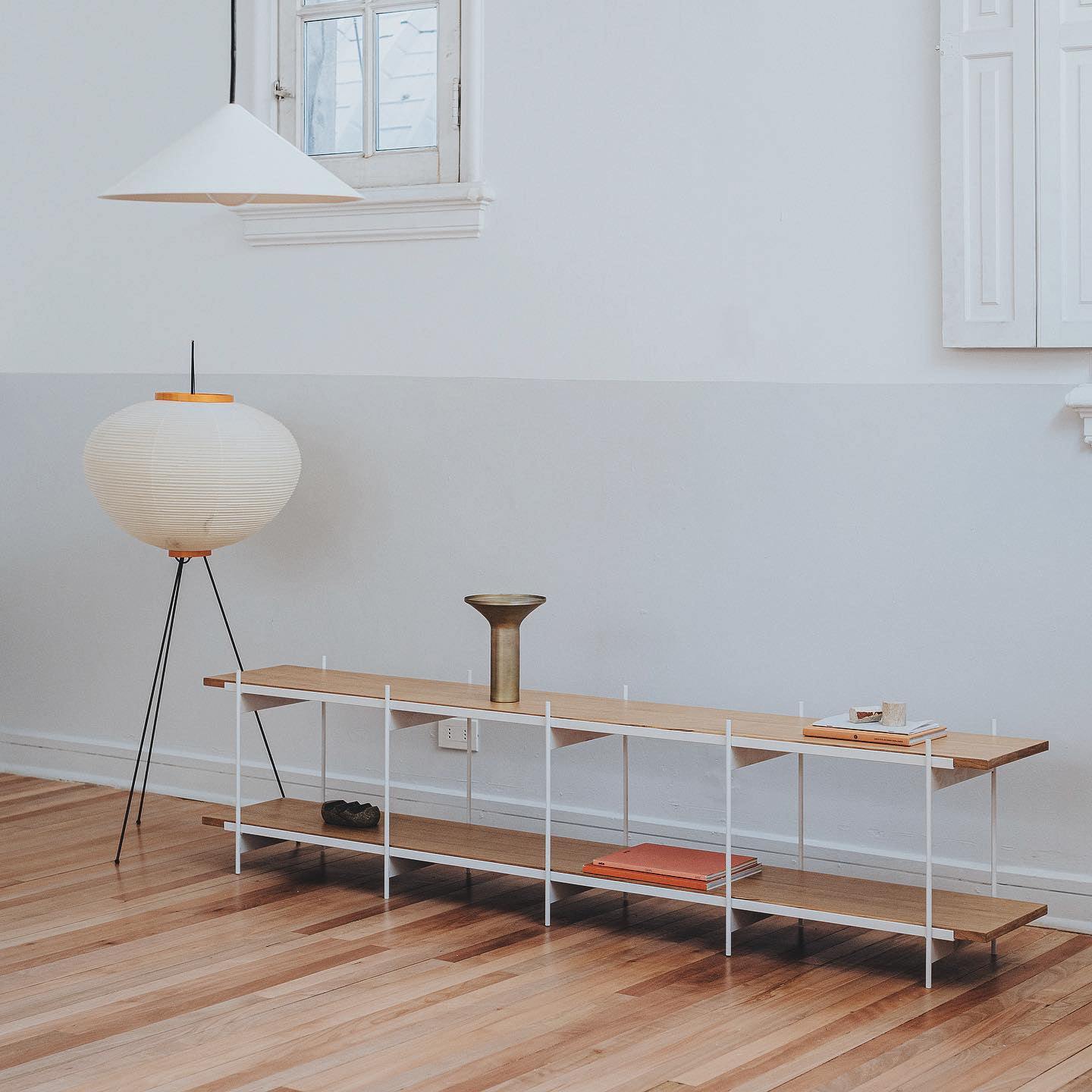 Lampadaire en Papier de Riz - Élégance Minimaliste pour Salon et Chambre