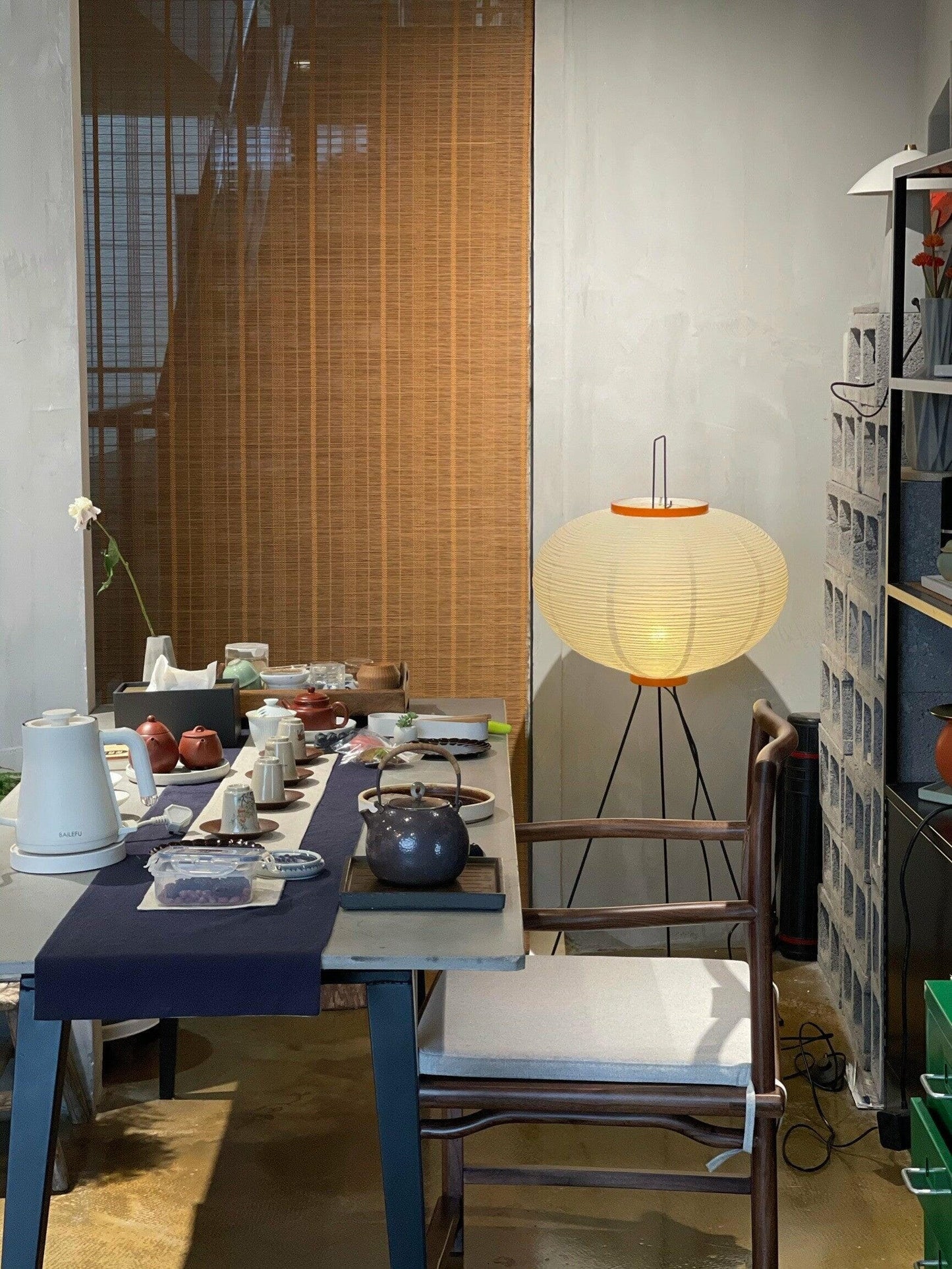 Lampadaire en Papier de Riz - Élégance Minimaliste pour Salon et Chambre