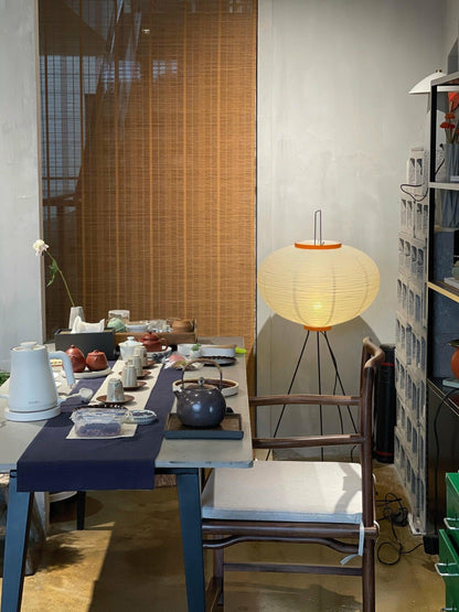 Lampadaire en Papier de Riz - Élégance Minimaliste pour Salon et Chambre