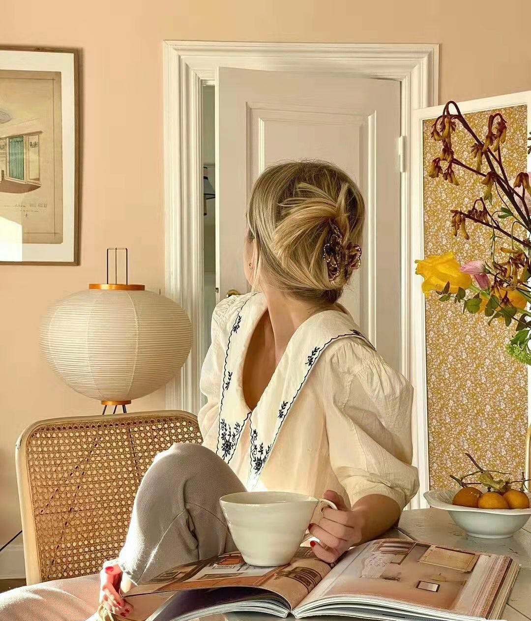 Lampadaire en Papier de Riz - Élégance Minimaliste pour Salon et Chambre