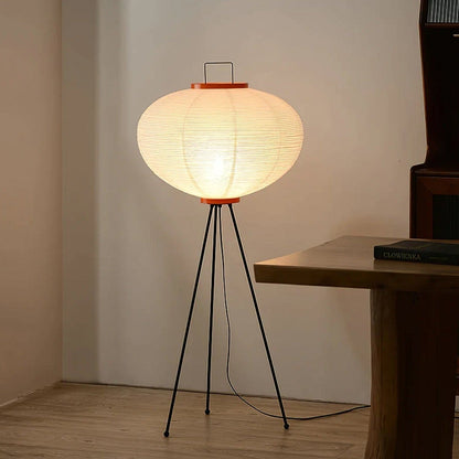 Lampadaire en Papier de Riz - Élégance Minimaliste pour Salon et Chambre