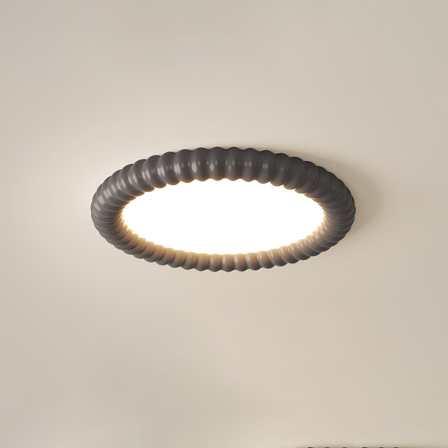 Lampe Plafonnier Ripple Halo - Design Naturel et Apaisant avec Lumière LED Intégrée