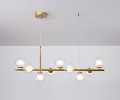 Armature - Pendelleuchte Luxueuse pour Salle à Manger, Élégance Moderne avec Verre et Métal