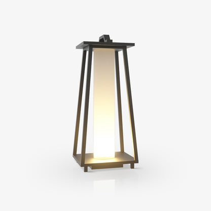 Lampe Extérieure Portable Roam en Acier Inoxydable avec Éclairage LED - Design Élégant et Pratique