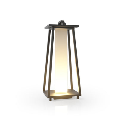 Lampe Extérieure Portable Roam en Acier Inoxydable avec Éclairage LED - Design Élégant et Pratique