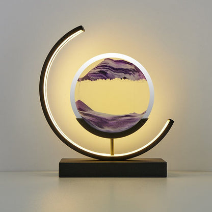 Lampe Art Sand Dynamique 3D – Table LED Relaxante avec Effet Paysage Naturel