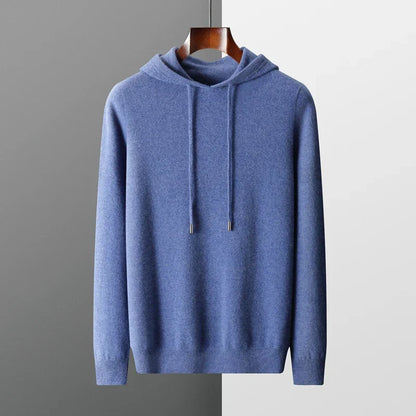 Pull à Capuche en Laine Mérinos 100% - Confort et Élégance