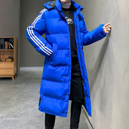 Manteau Long Hiver CalvinLine Parka – Coupe Moderne, Capuche Intégrée, Chaud et Élégant