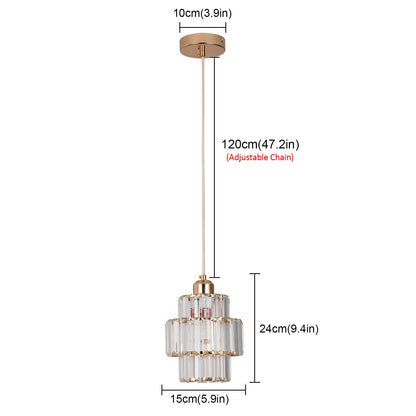 Lampe Plafonnier Cristal en Verre Fernando - Éclairage Élégant pour Hall et Lobby