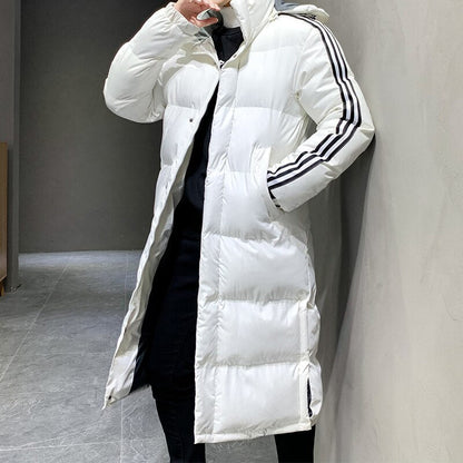 Manteau Long Hiver CalvinLine Parka – Coupe Moderne, Capuche Intégrée, Chaud et Élégant