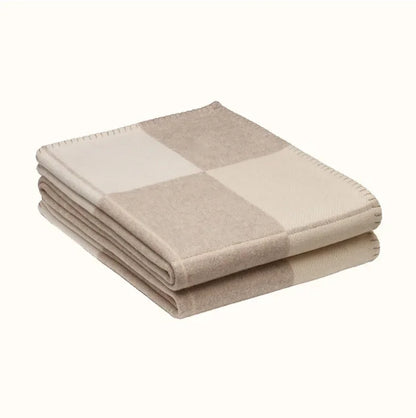 Couverture CachemiraSoft – Plaid Élégant en Laine & Cachemire, Douceur et Chaleur Luxueuses