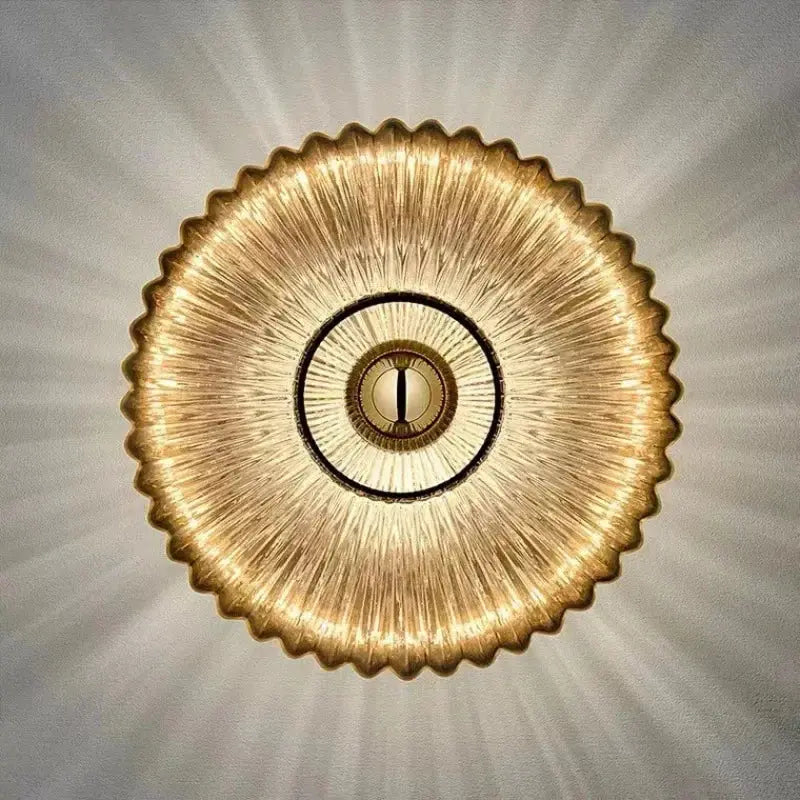 LumièreLux - Applique Murale en Verre Design Élégant