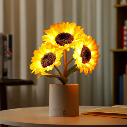 Lampe Tournesol Lumineuse – Éclat Naturel et Élégance Florale