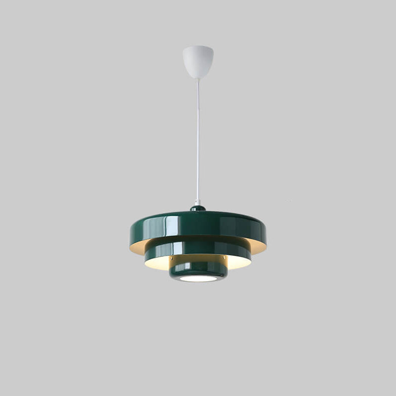 Suspension Vintage Multi-Couches – Éclairage Moderne et Raffiné
