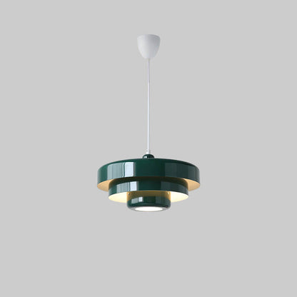 Suspension Vintage Multi-Couches – Éclairage Moderne et Raffiné