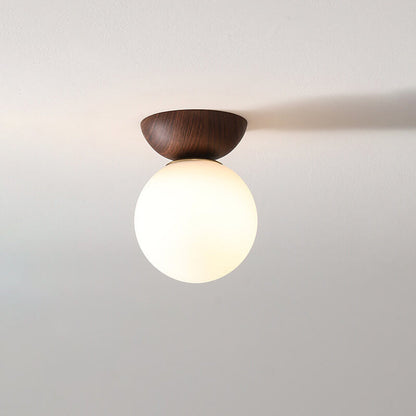 Suspension Log Japonaise - Lampe LED avec Lumière Réglable pour Ambiance Épurée