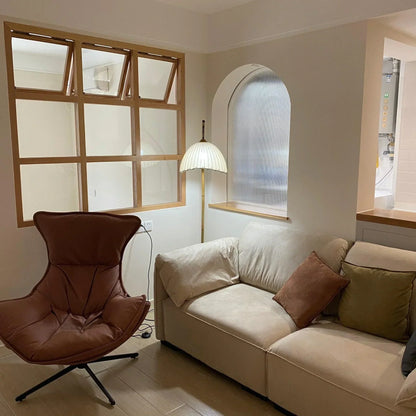 Lampe Sur Pied Japonaise en Bambou - Design Zen Minimaliste avec Douille E27
