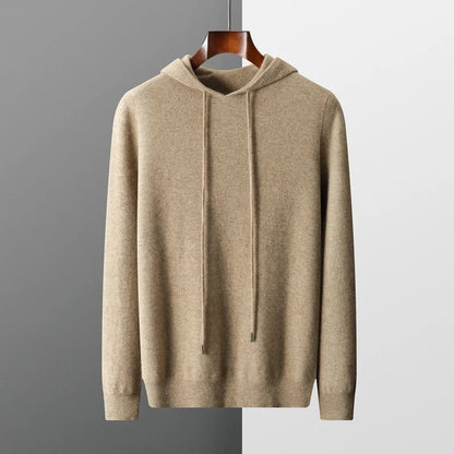 Pull à Capuche en Laine Mérinos 100% - Confort et Élégance
