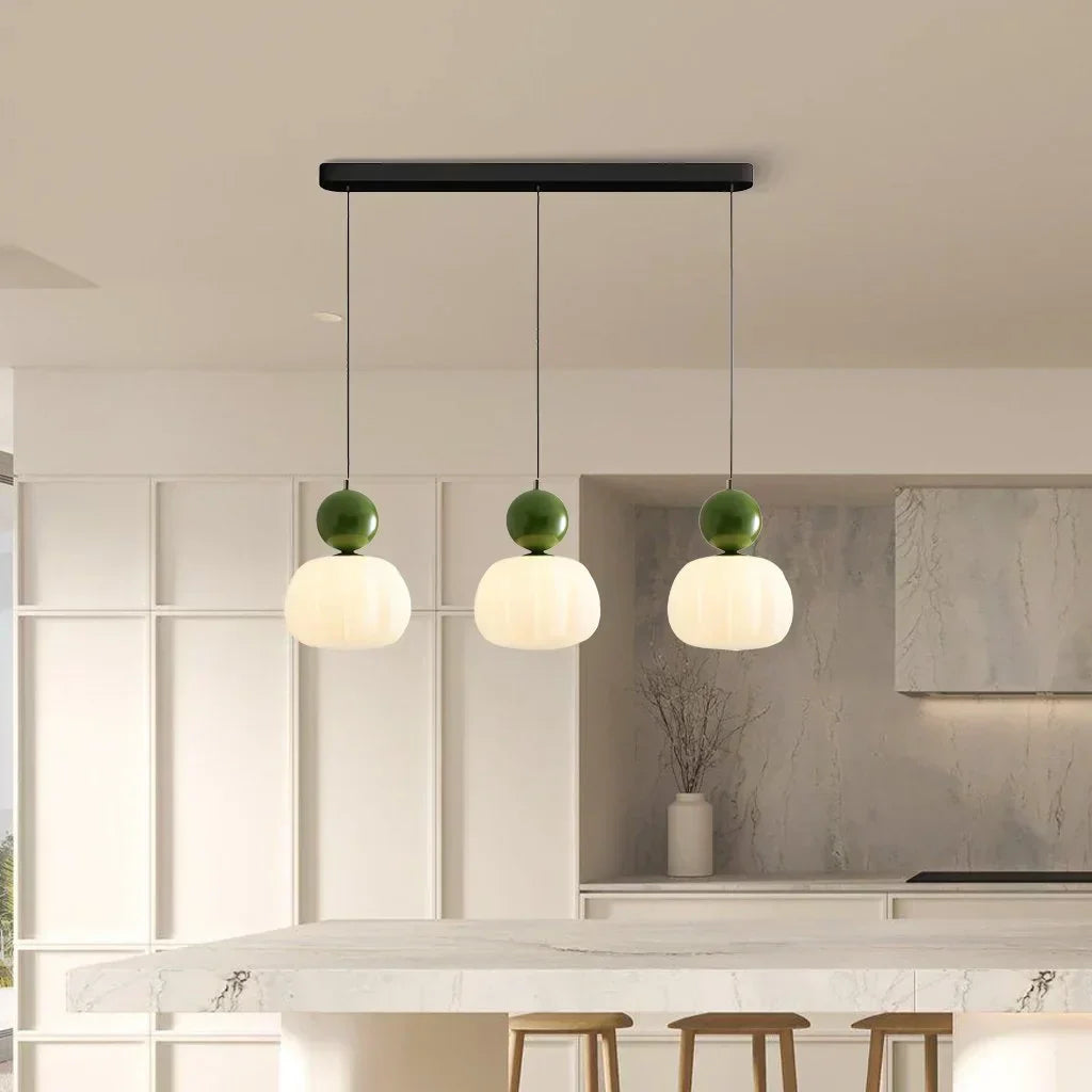 Suspension Bauhaus Art Déco - Lumière Moderne à 4 Couleurs
