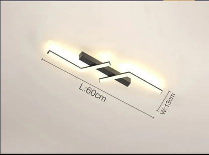 StekGlow - Plafonnier LED Moderne, Économie d'Énergie et Ambiance Personnalisable