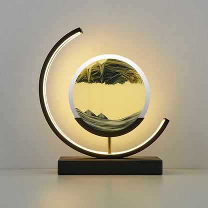 Lampe Art Sand Dynamique 3D – Table LED Relaxante avec Effet Paysage Naturel