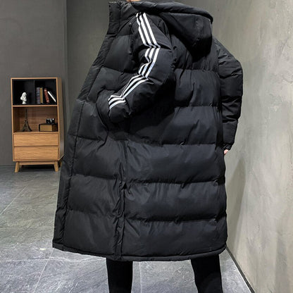 Manteau Long Hiver CalvinLine Parka – Coupe Moderne, Capuche Intégrée, Chaud et Élégant