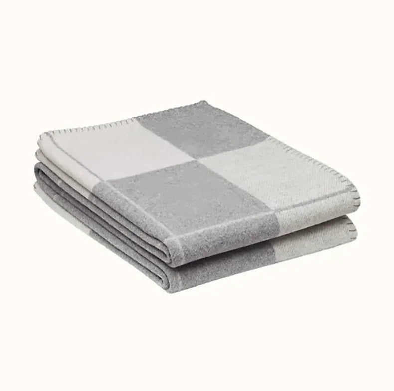Couverture CachemiraSoft – Plaid Élégant en Laine & Cachemire, Douceur et Chaleur Luxueuses