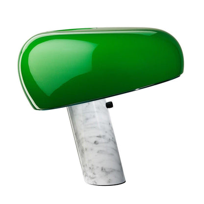 Lampe de Table Art Marble - Élégante en Marbre de Carrare et Métal avec LED