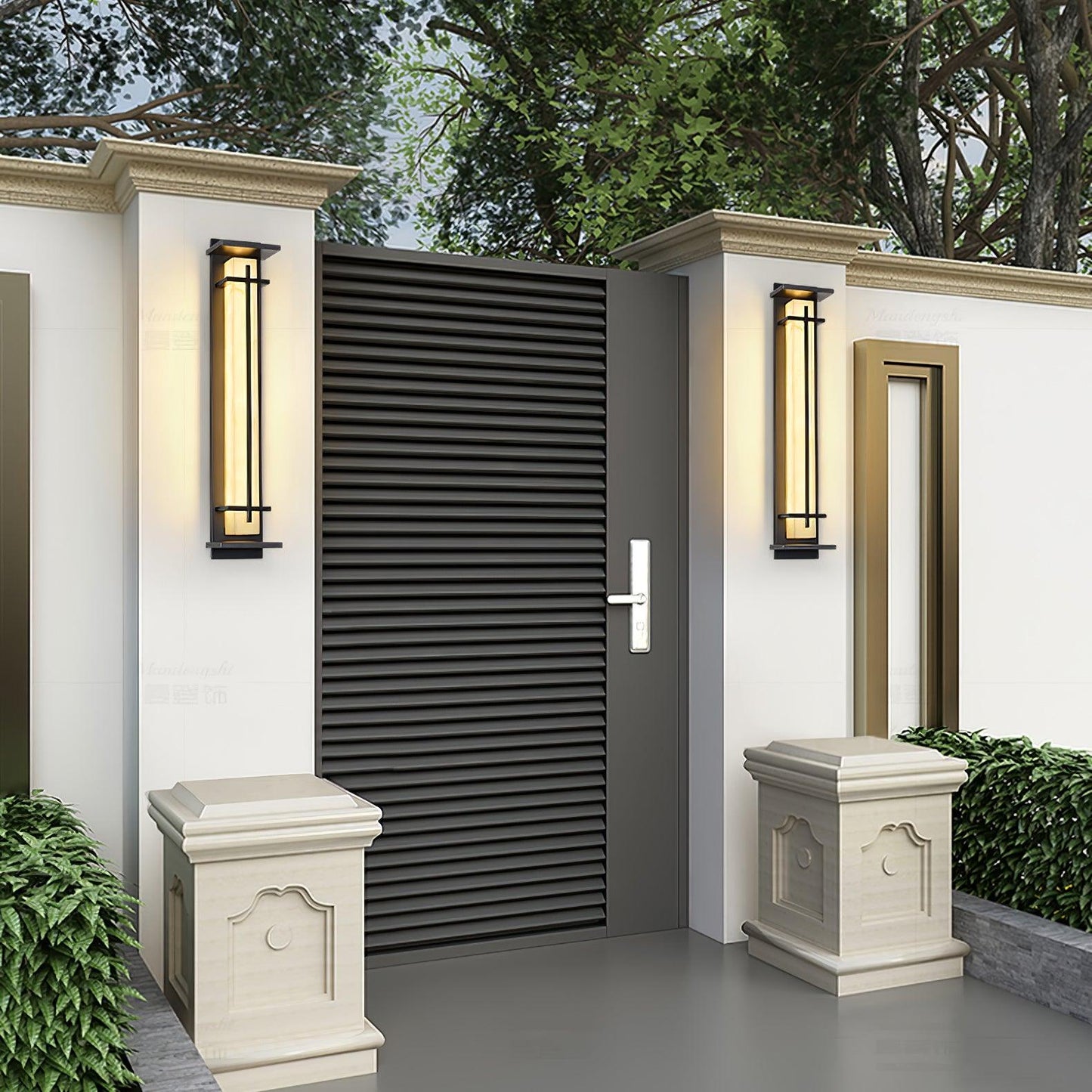 Lampe Murale Extérieure Carrée - Étanchéité IP65, Durable, Design Moderne