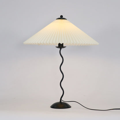 Lampe de Table Squiggle – Lampe Moderne au Design Ondulé pour Salon, Chambre et Bureau