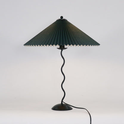 Lampe de Table Squiggle – Lampe Moderne au Design Ondulé pour Salon, Chambre et Bureau