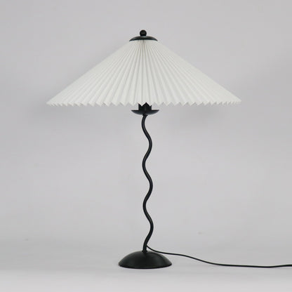 Lampe de Table Squiggle – Lampe Moderne au Design Ondulé pour Salon, Chambre et Bureau