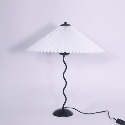 Lampe de Table Squiggle – Lampe Moderne au Design Ondulé pour Salon, Chambre et Bureau