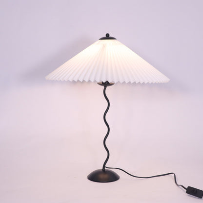 Lampe de Table Squiggle – Lampe Moderne au Design Ondulé pour Salon, Chambre et Bureau