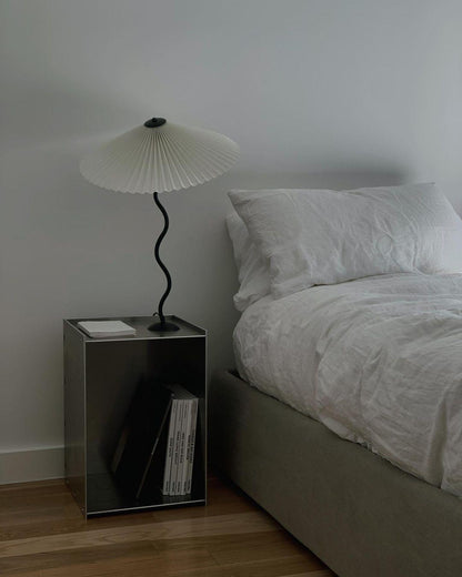 Lampe de Table Squiggle – Lampe Moderne au Design Ondulé pour Salon, Chambre et Bureau