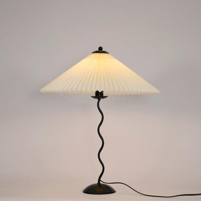 Lampe de Table Squiggle – Lampe Moderne au Design Ondulé pour Salon, Chambre et Bureau