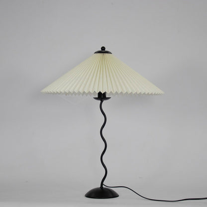 Lampe de Table Squiggle – Lampe Moderne au Design Ondulé pour Salon, Chambre et Bureau