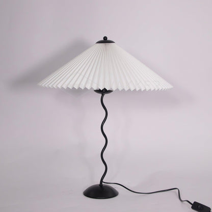 Lampe de Table Squiggle – Lampe Moderne au Design Ondulé pour Salon, Chambre et Bureau