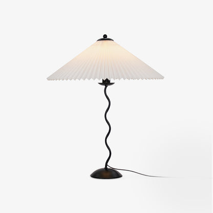 Lampe de Table Squiggle – Lampe Moderne au Design Ondulé pour Salon, Chambre et Bureau