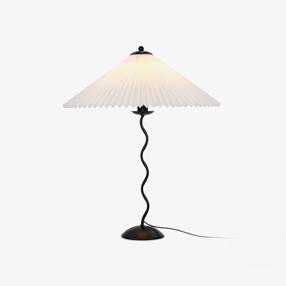 Lampe de Table Squiggle – Lampe Moderne au Design Ondulé pour Salon, Chambre et Bureau